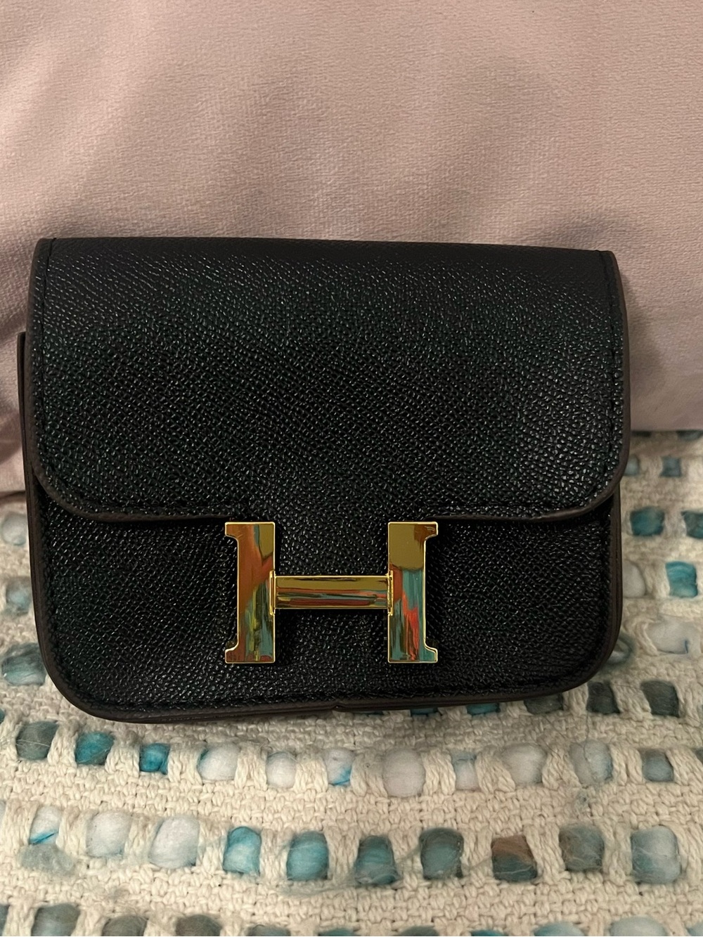 INSPIRED Black Structured Top-Handle Women’s Bag with Gold Hardware - Picture 5 of 14